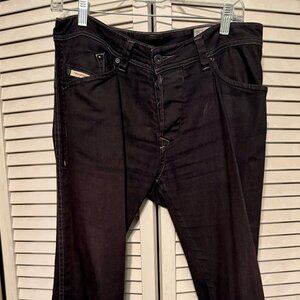 Diesel Darron 29x30 Slim Tapered Black Men's Jeans wash 0064U